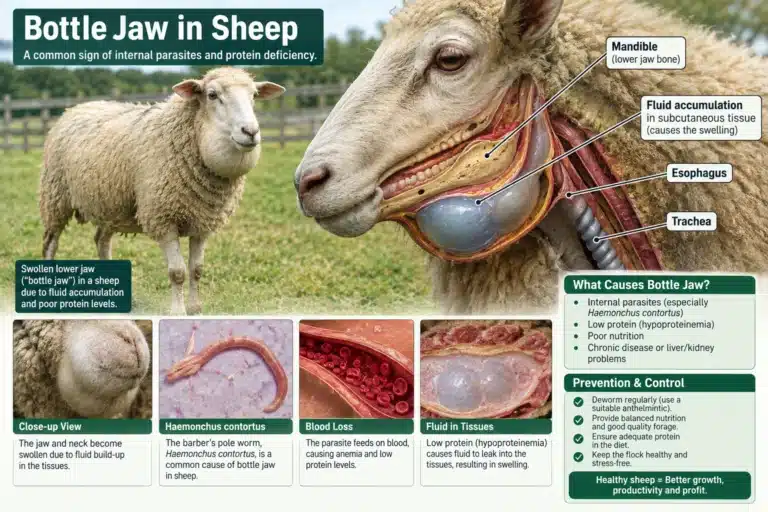 Bottle Jaw in Goat and Sheep