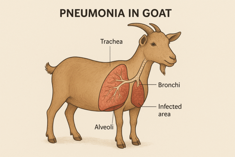 Pneumonia in Goat and sheep