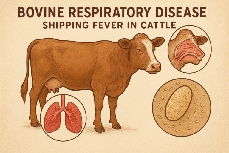 bovine respiratory disease in cattle/shipping fever in cattle