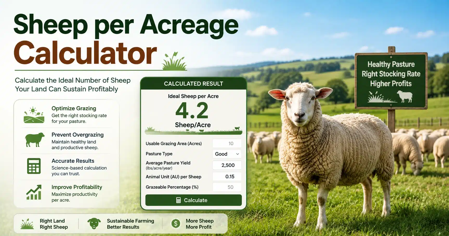 Sheep Per Acre Calculator