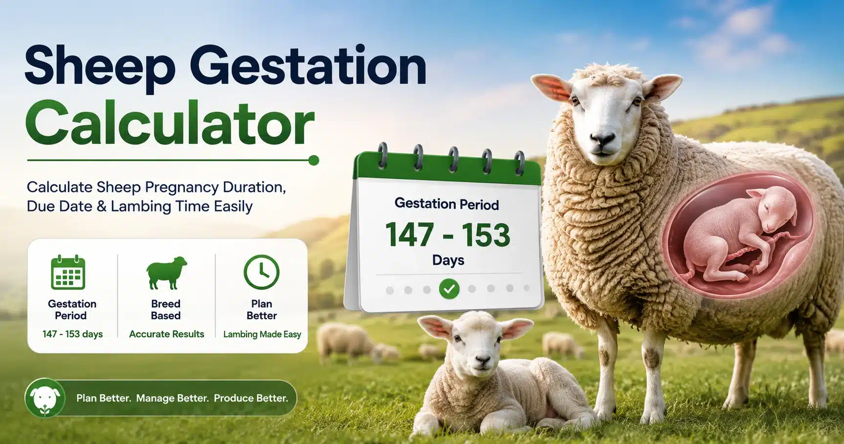 sheep gestation period calculator