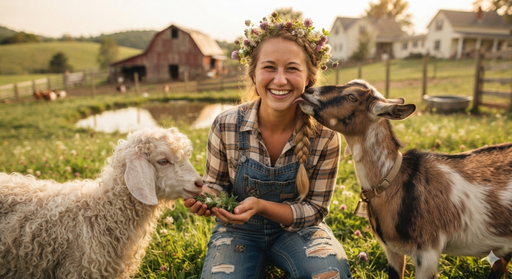 homestead and friendly goat breed 